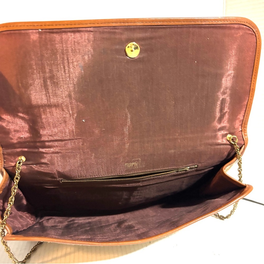 Vi Elegant Multicolor patchwork canvas/ leather C… - image 5